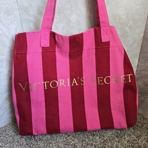 Victoria's Secret Pink and Red Tote Bag